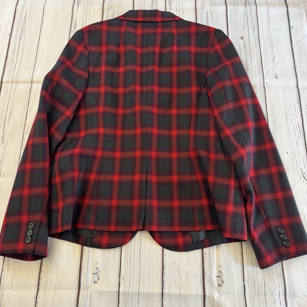 Pendleton Virgin Wool Christmas Blazer Women's Size 14 - Picture 7 of 7